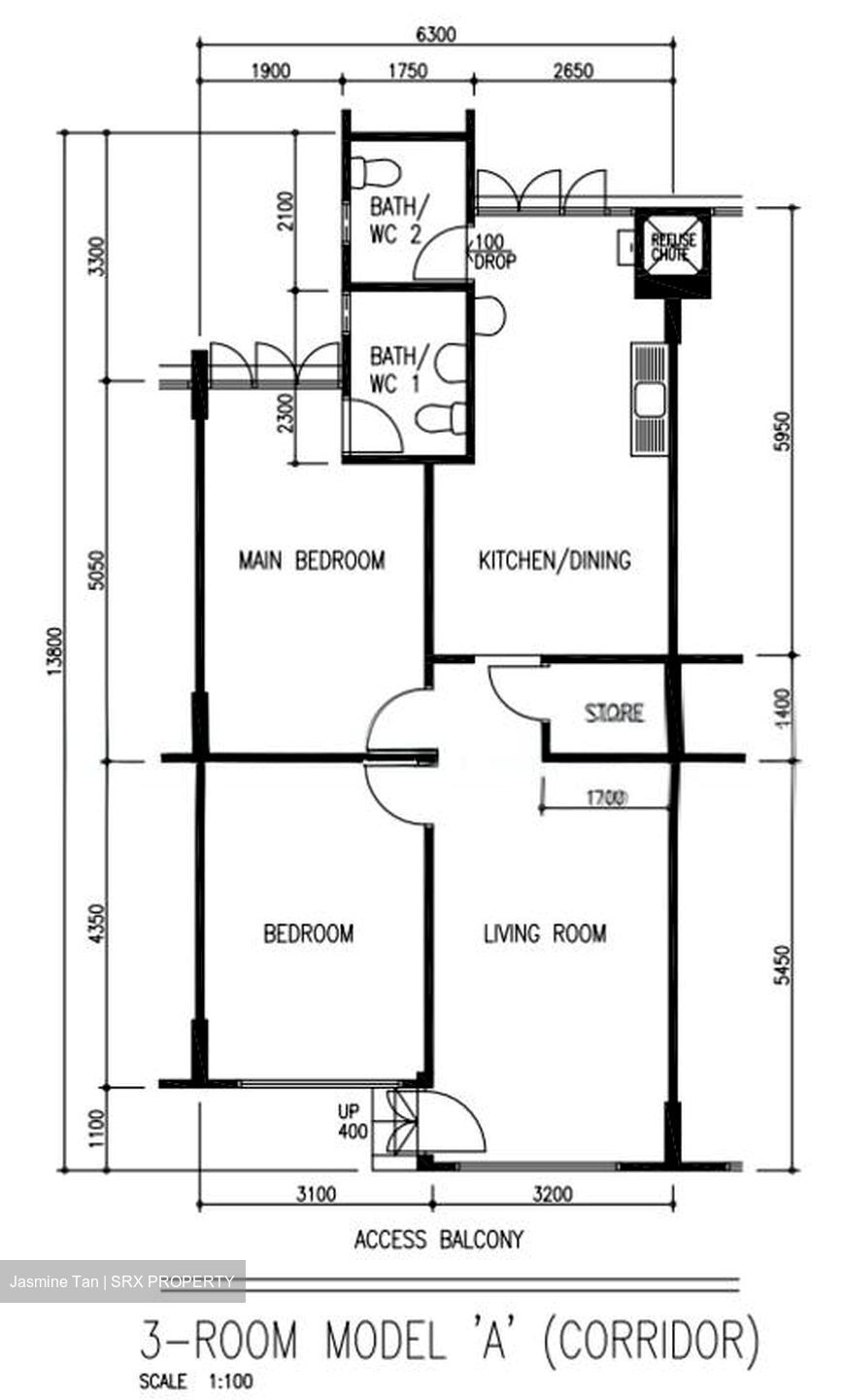 Blk 808 Khatib Gardens (Yishun), HDB 3 Rooms #586706471